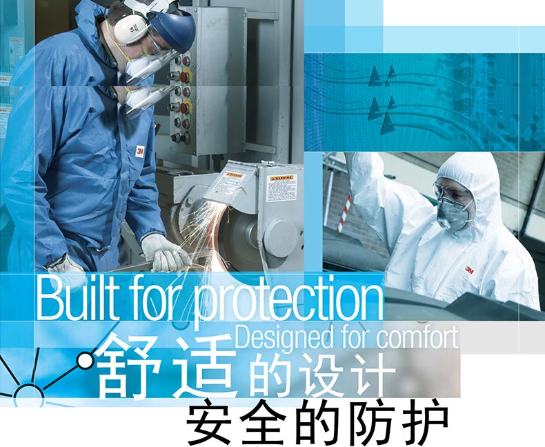 3M 4680 耐酸堿化學防護服