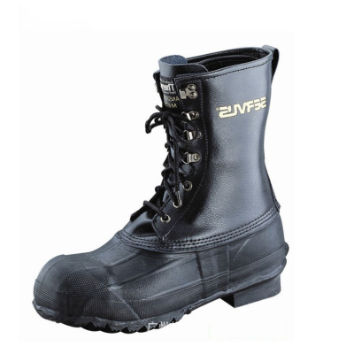 鄭州勞保-霍尼韋爾A422-8 10" 黑色雙重防寒皮質(zhì)面派克靴 保護(hù)足趾